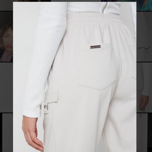 NWT Manière de Voir Tailored Cargo Joggers - Stone - Picture 5 of 5